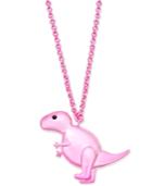 Kate Spade New York Pink-tone T-rex Pendant Necklace