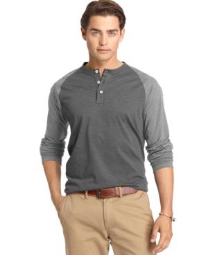 Izod Colorblocked Long-sleeve Henley