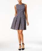 Tommy Hilfiger Leopard-print Fit & Flare Dress