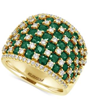Brasilica By Effy Emerald (3-3/4 Ct. T.w.) And Diamond (1-1/5 Ct. T.w.) Ring In 14k Gold