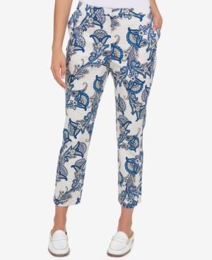 Tommy Hilfiger Printed Cropped Pants, Only At Macy's