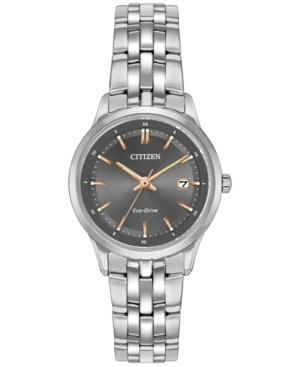 Citizen Women's Eco-drive Stainless Steel Bracelet Watch 28mm Ew2400-58h