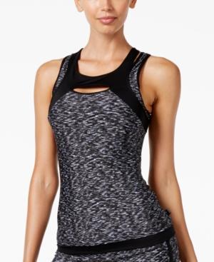 Calvin Klein Space-dyed Tankini Top Women's Swimsuit