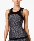 Calvin Klein Space-dyed Tankini Top Women's Swimsuit
