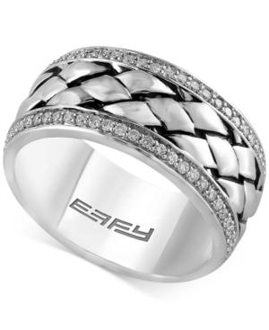 Gento By Effy Men's Diamond Woven-look Band (3/4 Ct. T.w.)
