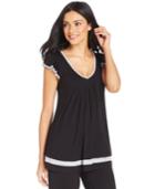 Ellen Tracy Yours To Love Short Sleeve Top