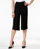 Alfani Prima Woven Culotte Pants, Only At Macy's