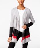 G.h. Bass & Co. Fringe Open-front Cardigan