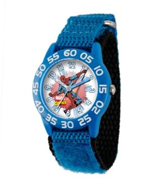 Marvel Spider-man Boys' Blue Plastic Time Teacher Watch