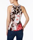 Inc International Concepts Floral-print Halter Top, Only At Macy's