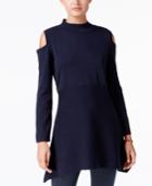 Style & Co Cold-shoulder Mock-neck Tunic, Created For Macy's