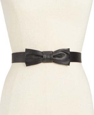 Kate Spade New York Shrunken Leather Bow Belt