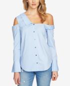 1.state Off-the-shoulder Cutout Shirt
