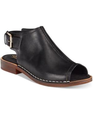 Clarks Somerset Women's Caberet Charm Peep-toe Flat Sandals Women's Shoes