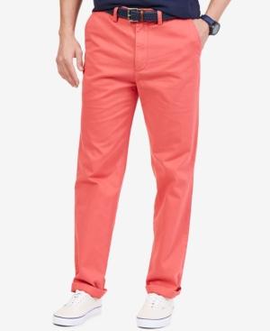 Nautica Men's Classic Fit Flat Front Deck Pants