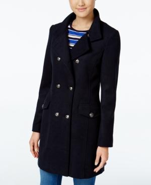 Coffeeshop Double-breasted Military Peacoat