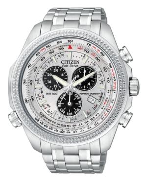 Citizen Watch, Men's Chronograph Eco-drive Stainless Steel Bracelet 42mm Bl5400-52a