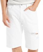 Levi's Men's 569 Loose-fit White Shorts