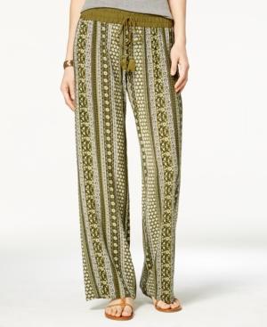 Be Bop Juniors' Printed Soft Palazzo Pants