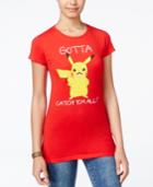 Freeze 24-7 Juniors' Pokemon Pikachu Catch 'em All Graphic T-shirt