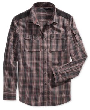 Sean John Men's Flight Plaid Shirt, Only At Macy's