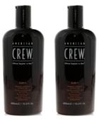 American Crew 3-in-1 Moisturizing Shampoo Duo (two Items), 15.2-oz, From Purebeauty Salon & Spa