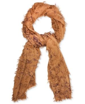 Patricia Nash Gisella Map Scarf With Frayed Detail