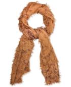 Patricia Nash Gisella Map Scarf With Frayed Detail