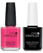 Creative Nail Design Vinylux Pink Bikini Nail Polish & Top Coat (two Items), 0.5-oz, From Purebeauty Salon & Spa