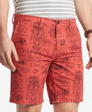 Tommy Hilfiger Men's Formula One Graphic-print 9 Shorts