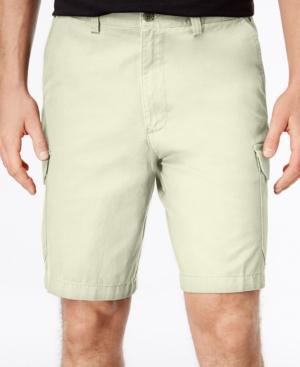 Geoffrey Beene Men's Washed Twill Cargo Shorts