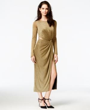 Rachel Rachel Roy Metallic Twist-front Maxi Dress