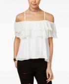 The Edit By Seventeen Juniors' Off-the-shoulder Top, Only At Macy's