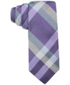Ryan Seacrest Distinction Men's Petaluma Plaid Slim Tie, Created For Macy's