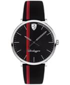 Ferrari Men's Ultraleggero Black Silicone Strap Watch 40mm 0830331