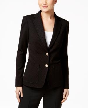 Tommy Hilfiger Two-button Dot-pattern Blazer