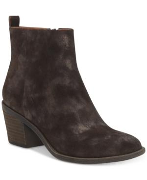 Lucky Brand Women's Natania Block-heel Booties Women's Shoes