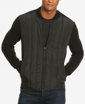 Kenneth Cole New York Men's Multi-textured Quilted Jacket