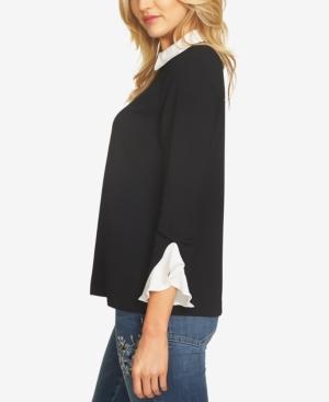 Cece Ruffled-cuff Blouse