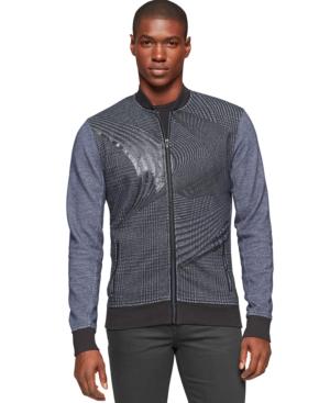 Calvin Klein Jeans Warp Check Bomber Jacket