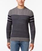 Tommy Hilfiger Lionel Stripe Cable-knit Sweater