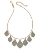 I.n.c. Gold-tone Crystal Statement Necklace, 16' + 3 Extender, Created For Macy's