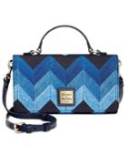 Dooney & Bourke Denim Chevron Mimi Crossbody
