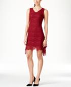 Style & Co. Handkerchief-hem Lace Dress, Only At Macy's