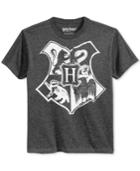 Bioworld Men's Harry Potter Hogwarts Crest T-shirt
