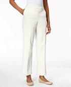 Alfred Dunner Petite Pull-on Ankle Trousers