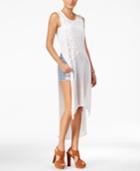 Guess Lace-front High-low Top
