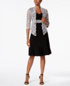 R & M Richards Sequined Lace Jacket & Dress