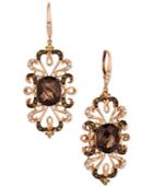 Le Vian Crazy Collection Multi-gemstone(9-1/4 Cttw) Drop Earrings In 14k Rose Gold