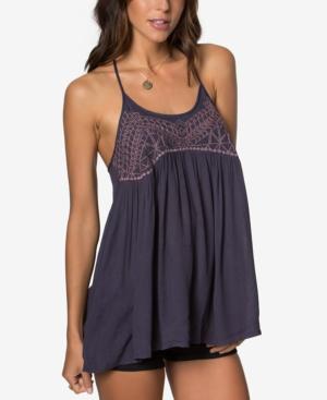O'neill Juniors' Talullah Embroidered Gauze Top
